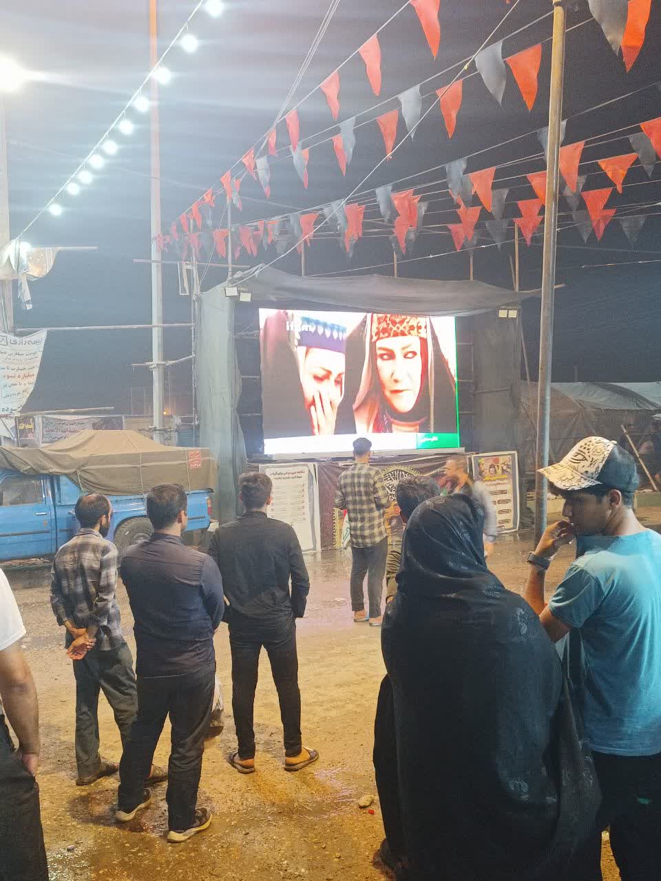 راه اندازي تلويزيون سيار در مسير زائران اباعبدالله الحسين (ع) در مرز بين المللي مهران